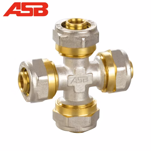 Pex Tubo Al Pex per riscaldamento a pavimento 1216 mm con raccordi in ottone