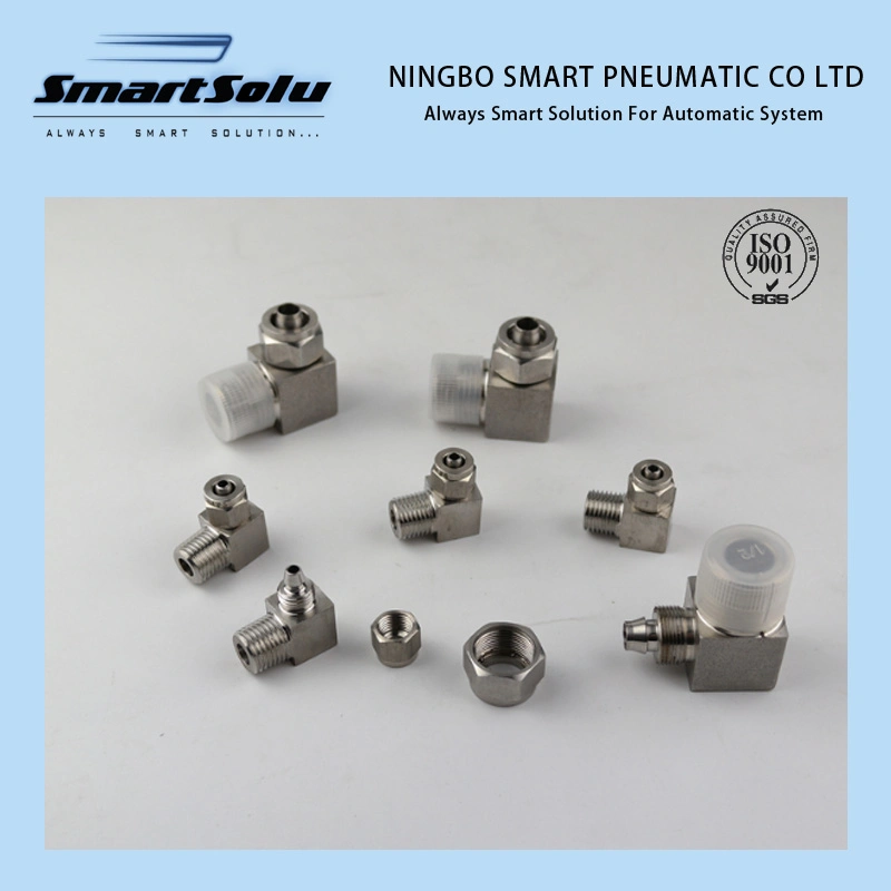 Swagelok PTFE PP PVDF Stainless Steel Brass Irrigation Equal Tee Elbow HDPE PP PE Compression Fittings