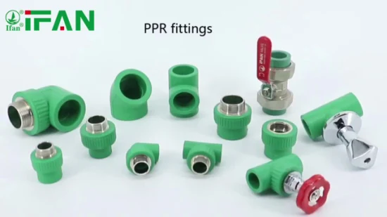 Tubi e raccordi Ifan PPR/PP/PVC, raccordi per tubi PPR da 20-110 mm